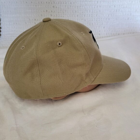 Detroit Tigers Baseball Hat sz 7 3/8 Tan Beige MLB Embroidered D Acrylic Wool - Picture 5 of 9